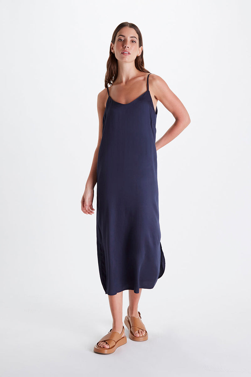 Neu Nomads Damen vegan Slip Dress Easy Midnight