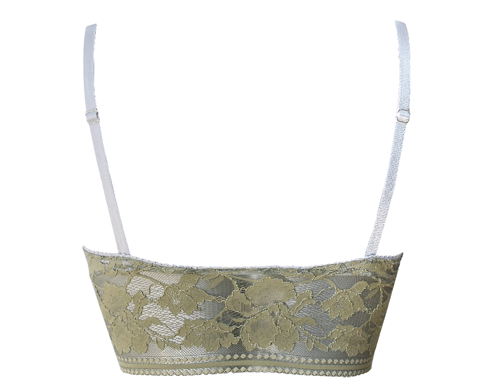 Anekdot womens vegan Bralette Viana Verde Sage Green