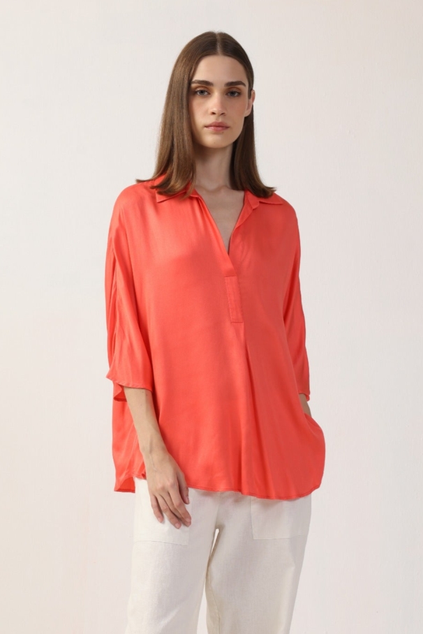 Image of Neu Nomads dames vegan Blouse Jasmijn Meloen