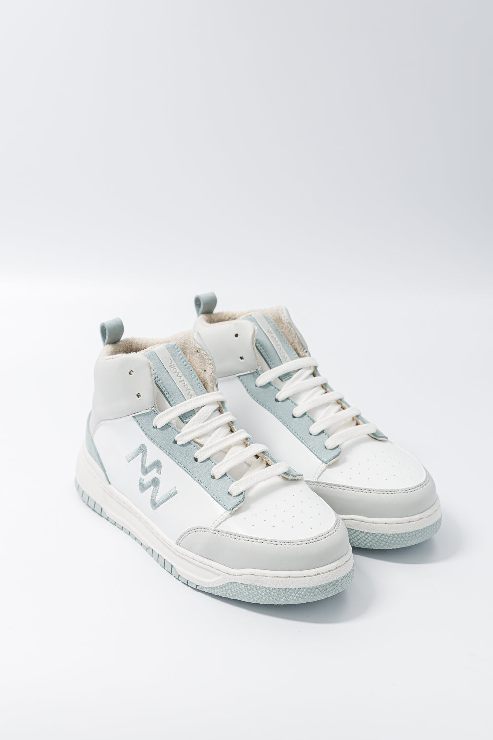 Mood Walk men vegan Sneakers Montantes French Touch Ice Blue