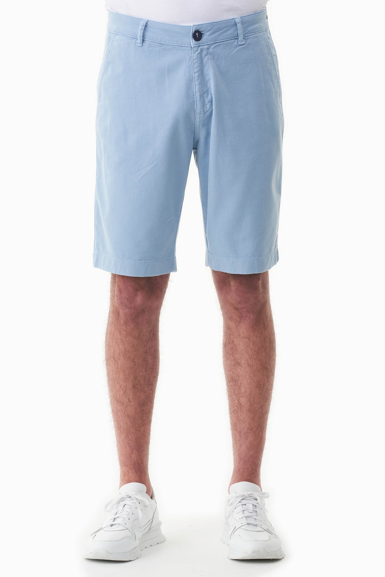 ORGANICATION Herren vegan Shorts Eisblau