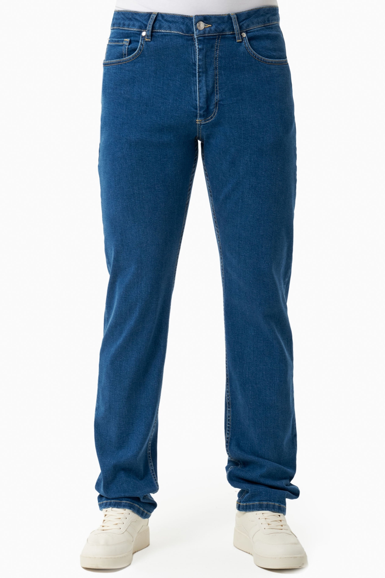 ORGANICATION Herren vegan Jeans Medium Blau