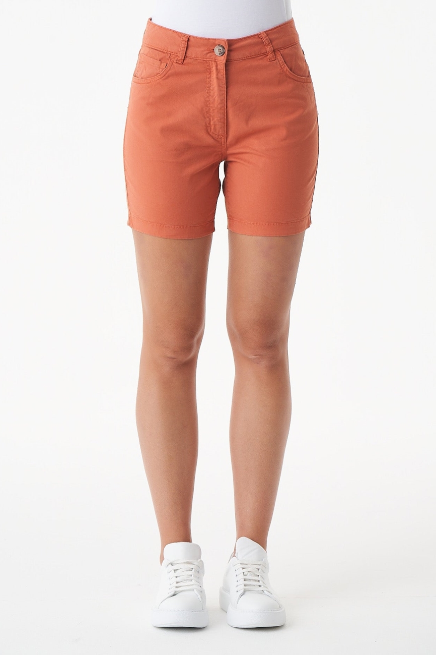 ORGANICATION Damen vegan Kurze Hose Dusty Orange