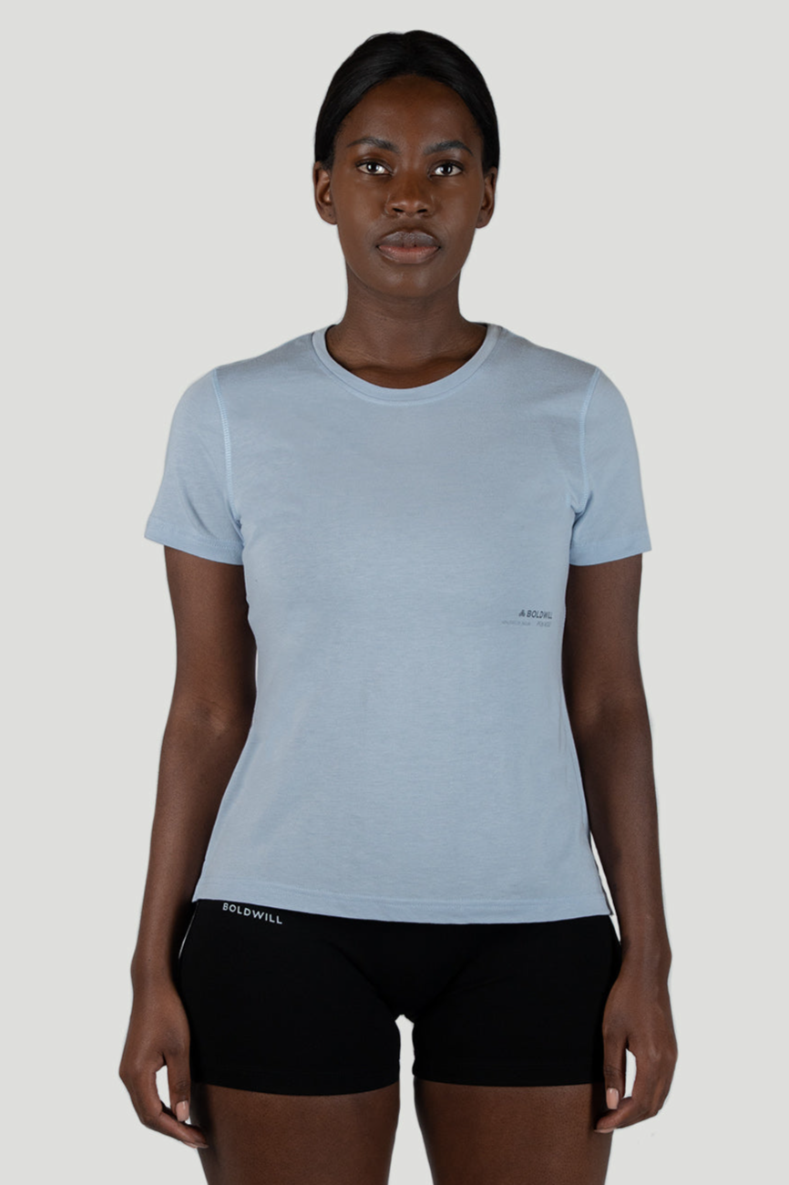 Boldwill Damen vegan T-Shirt Arktisblau