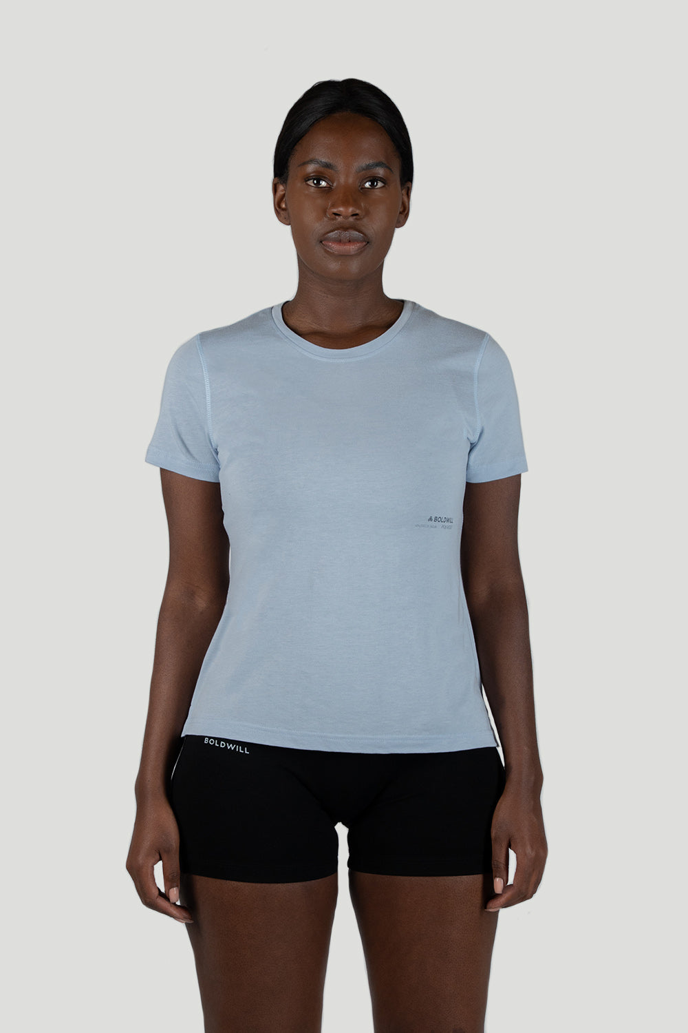 Boldwill womens vegan T-Shirt Arctic Blue