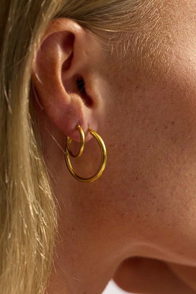 Amadeus Damen vegan Creolen Venus Gold