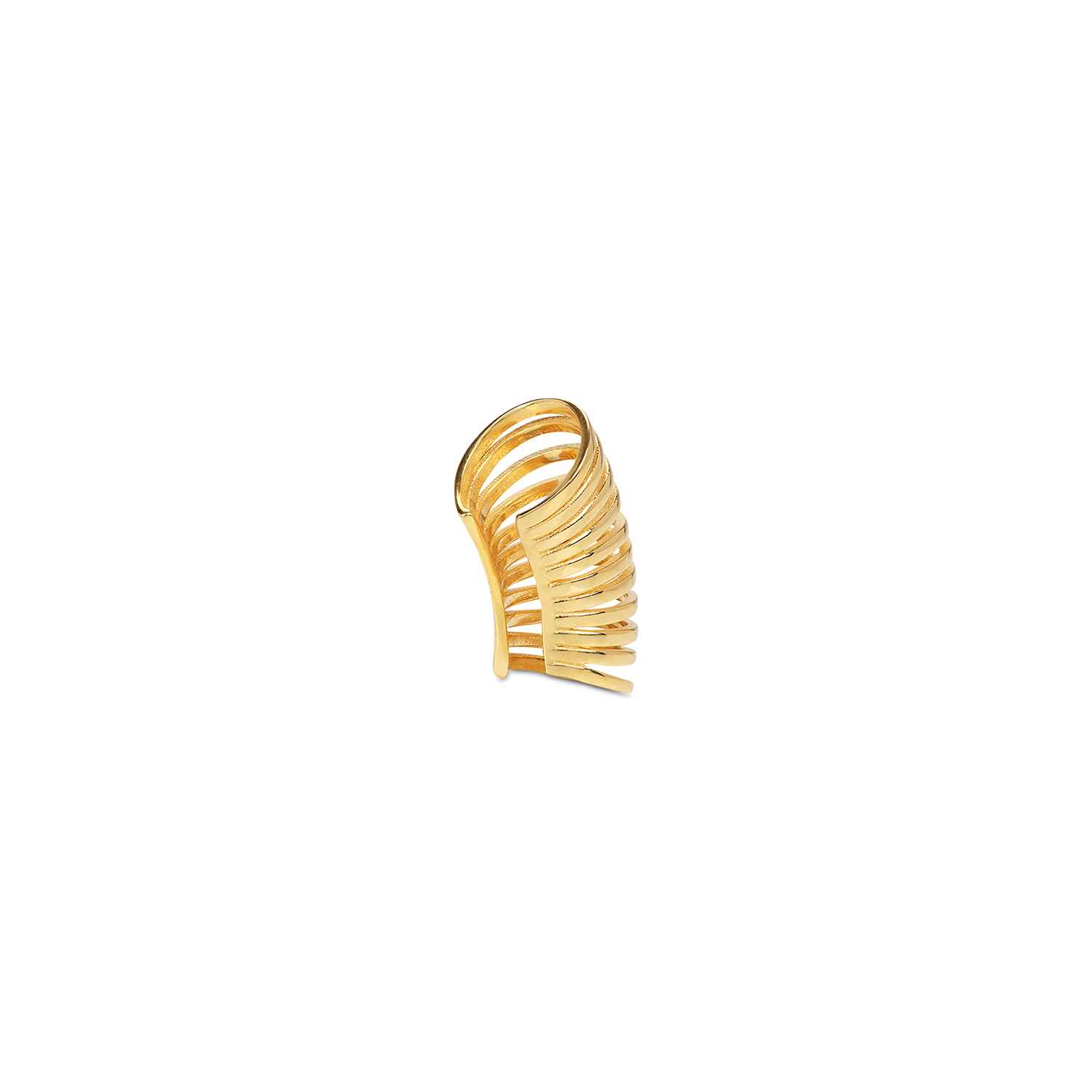 Amadeus womens vegan Ear Cuff Loli Gold
