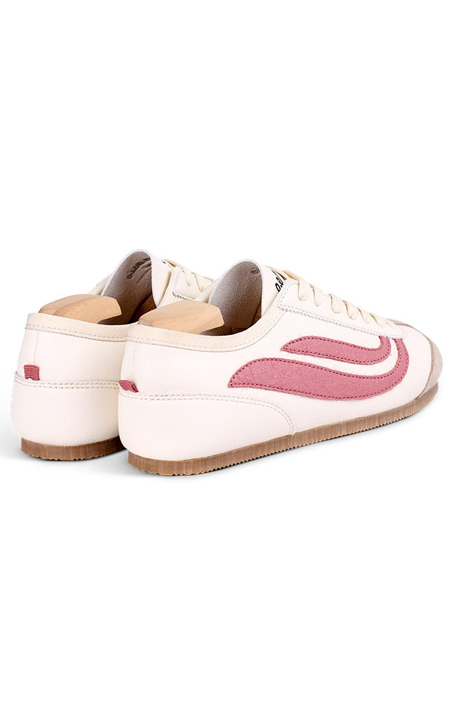 Genesis womens vegan Sneakers G-Moto Cream/Old Rose