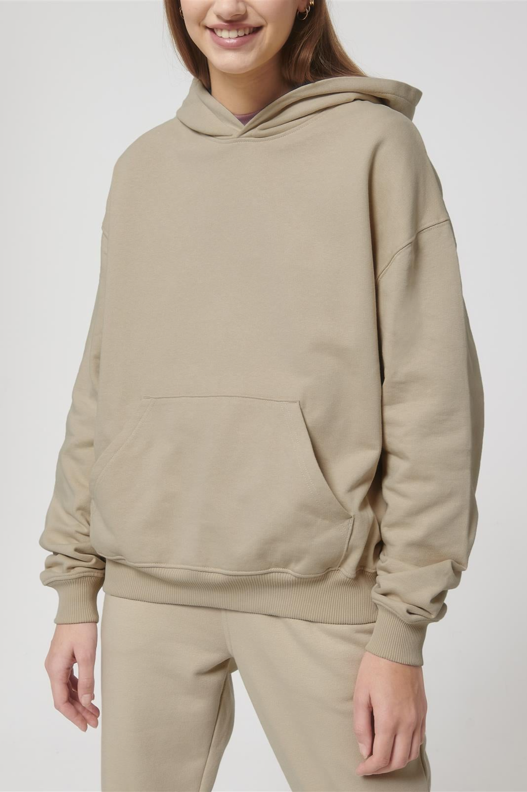 102254 - Herren vegan Hoodie Correl Desert Dust