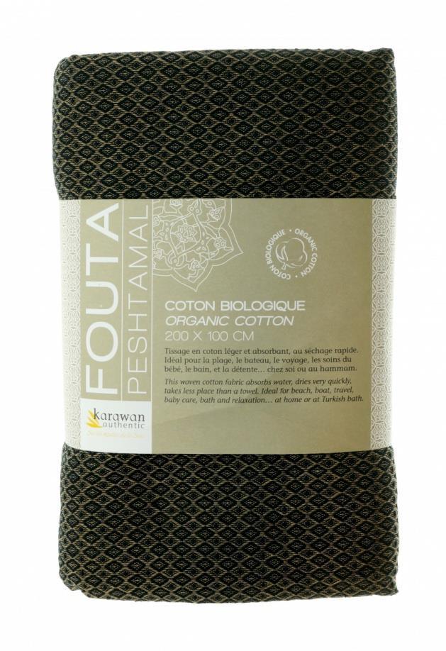 Karawan unisex vegan Towel Sand Ash Grey