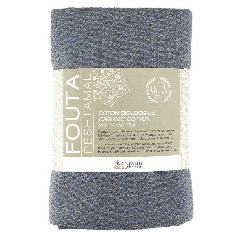 Karawan unisex vegan Towel Sand China Blue