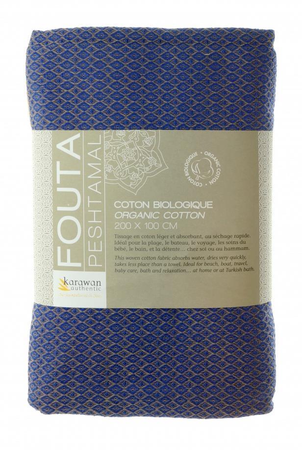 Karawan unisex vegan Towel Sand Imperial Blue
