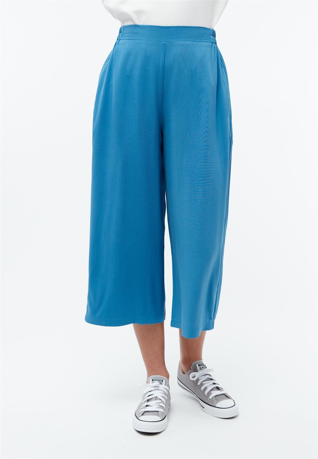 Givn womens vegan Culotte Anna Steel Blue