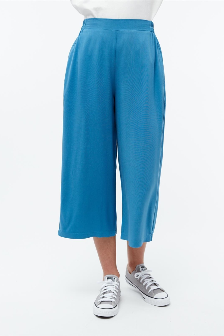 Givn Damen vegan Culotte Anna Stahlblau