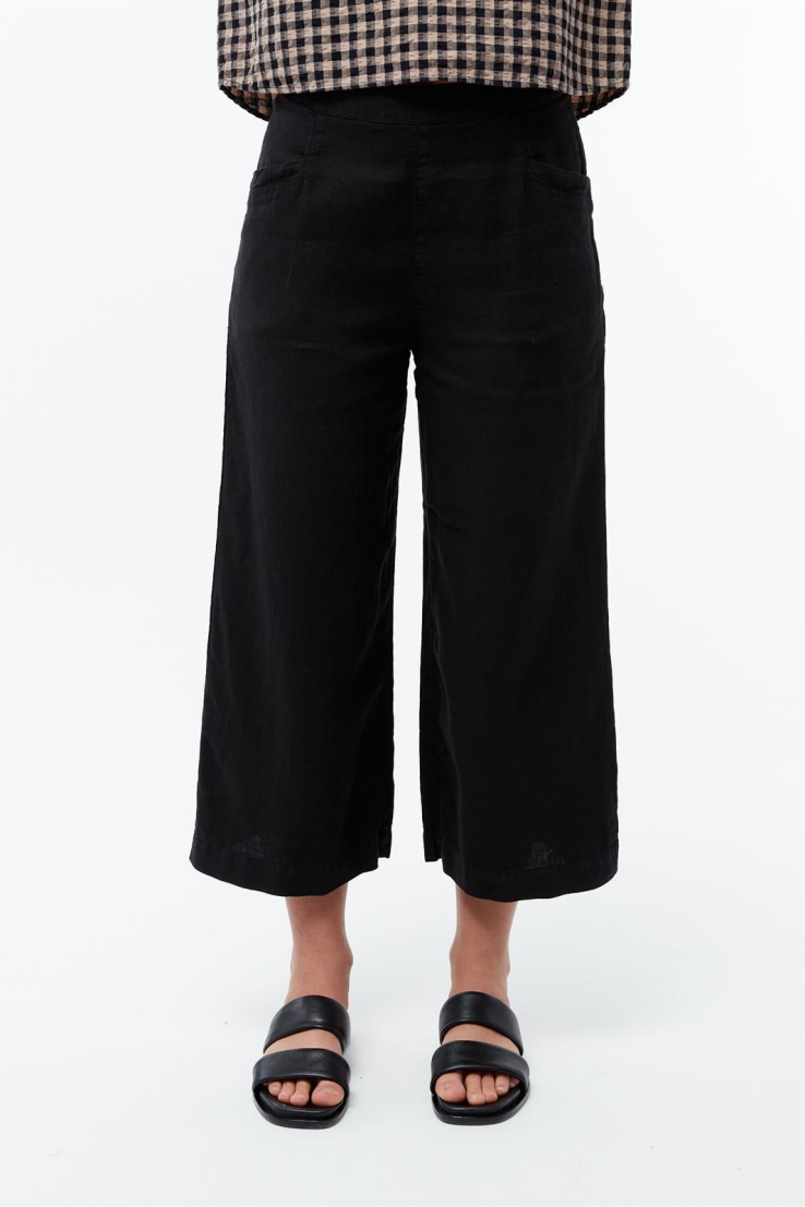 Image of Givn dames vegan Culotte Fay Zwart