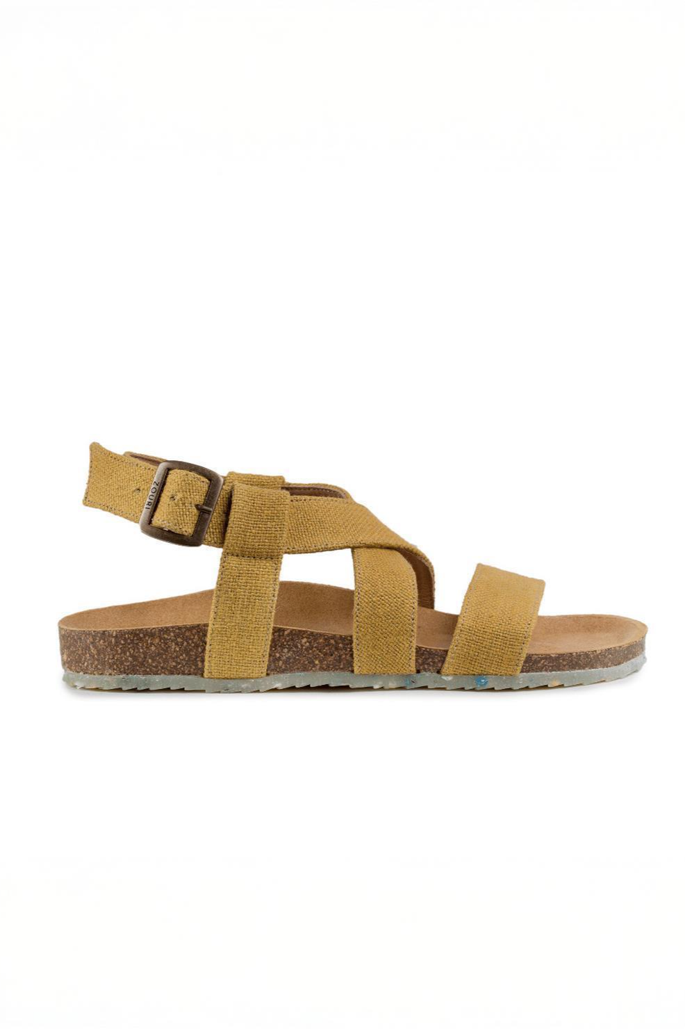 Zouri Damen vegan Sandalen Sand Sun Hellbraun