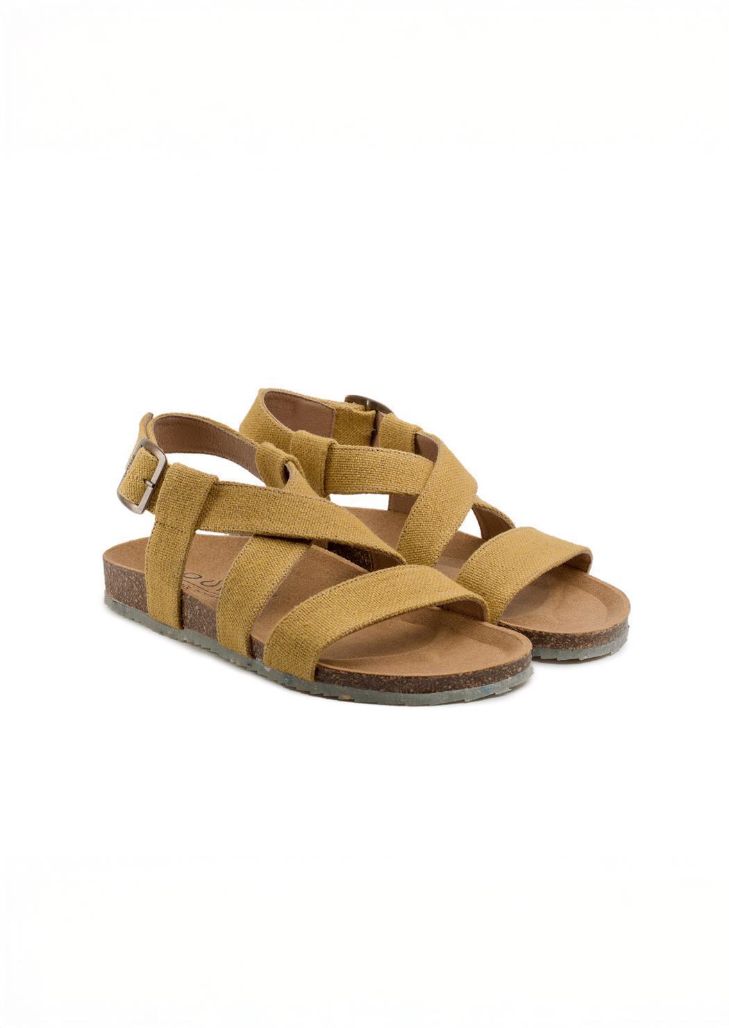 Zouri womens vegan Sandals Sand Sun Light Brown
