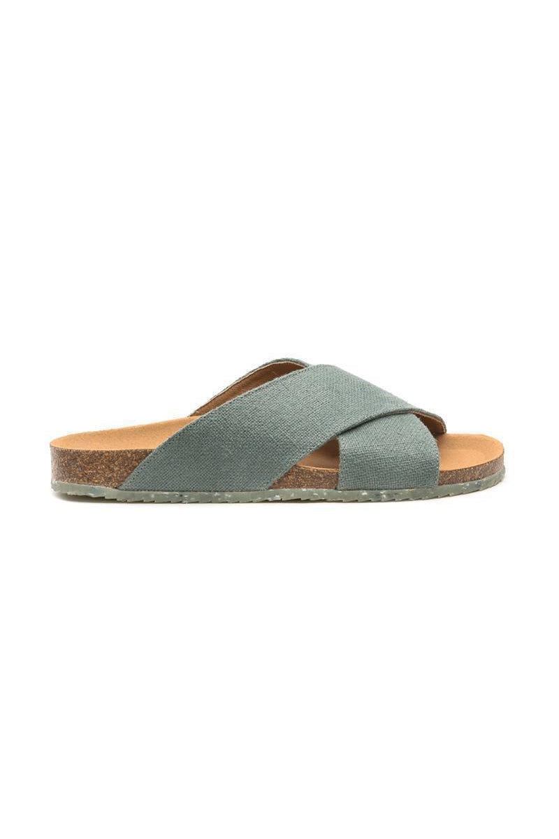 Image of Zouri mannen vegan Sandalen Sun Earth Green