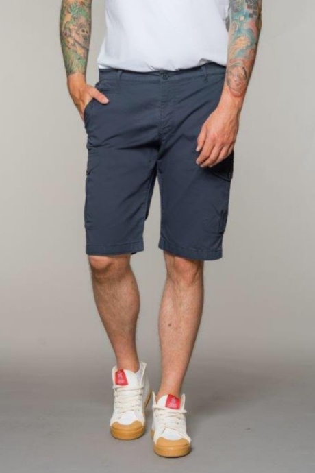 Feuervogl Herren vegan Shorts Bermuda Cargo Navy