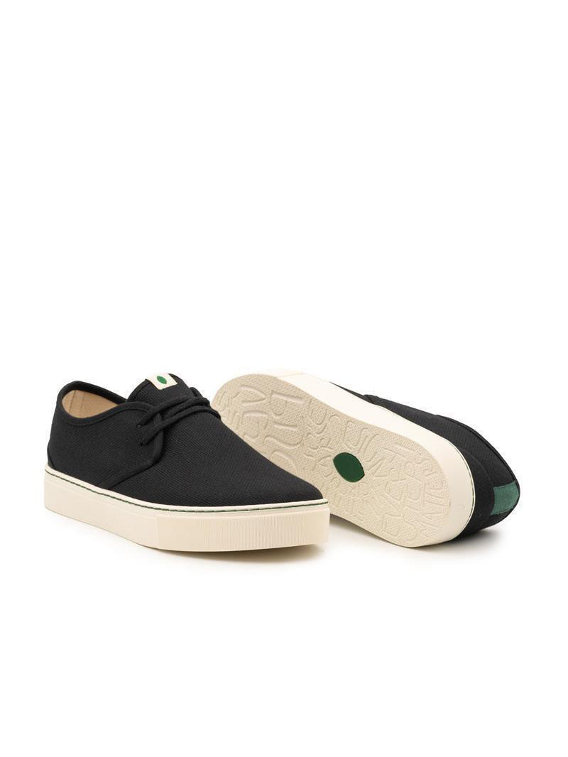 Vesica Piscis men vegan Sneakers Siddhartha Black/White