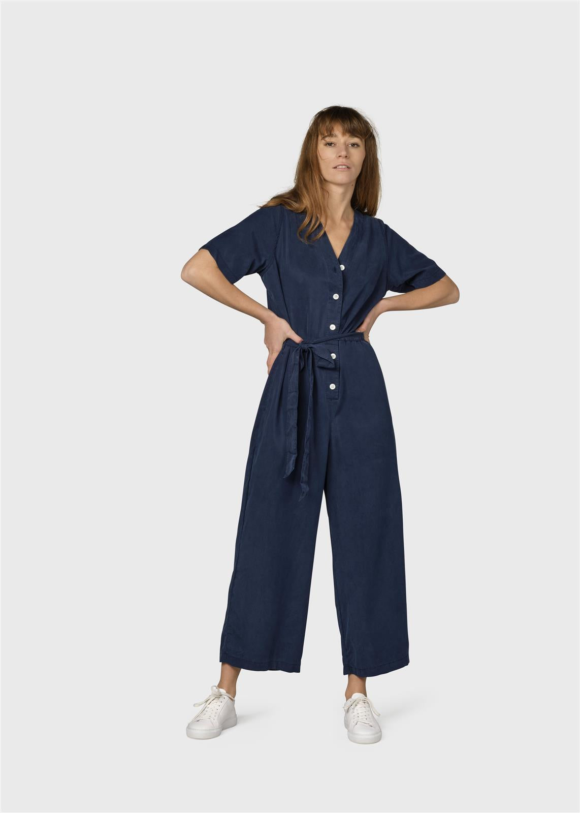 KlitmÃ¸ller womens vegan Jumpsuit Marna Ocean Blue