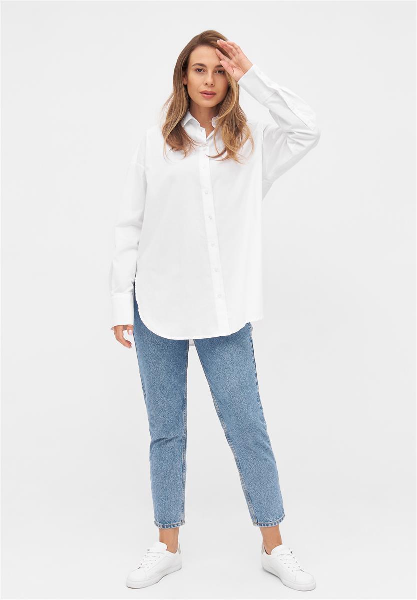 Givn womens vegan Blouse Cosima White