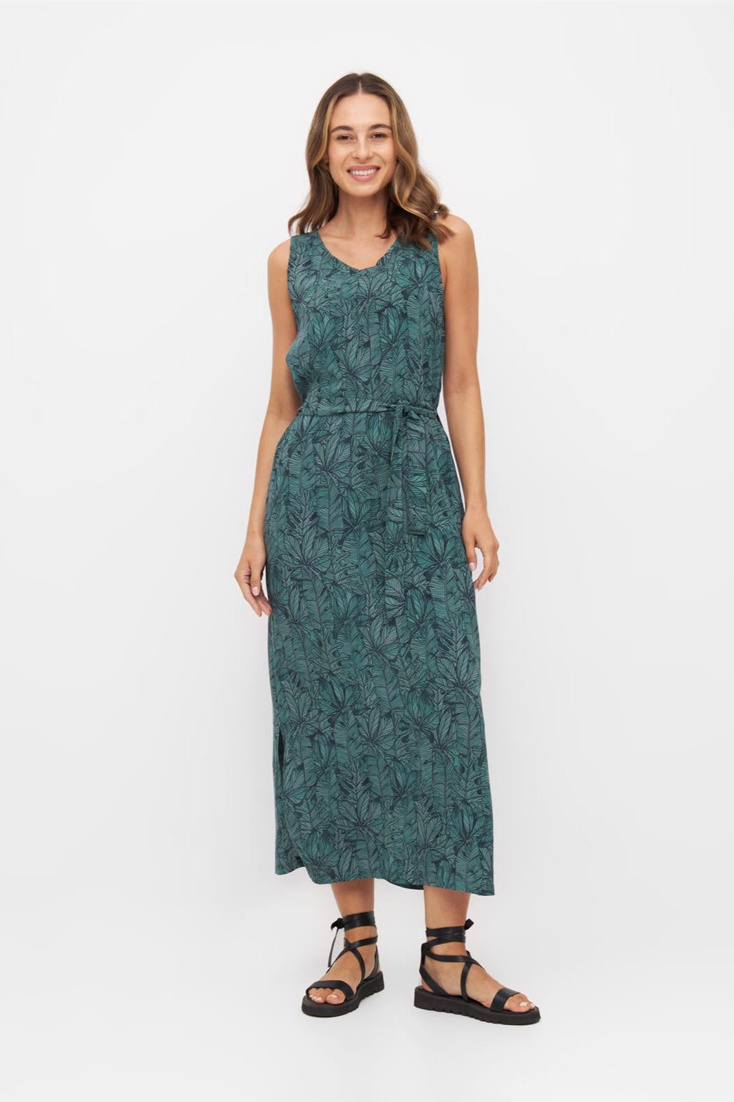 Widda Damen vegan Maxikleid Vani Forest
