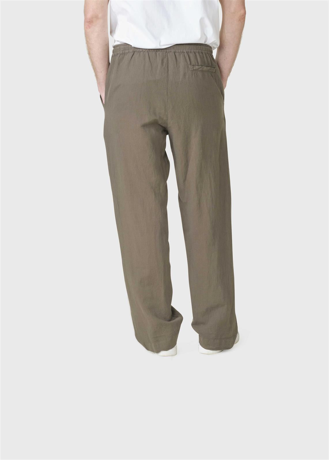 KlitmÃ¸ller men vegan Pants Jens Taupe