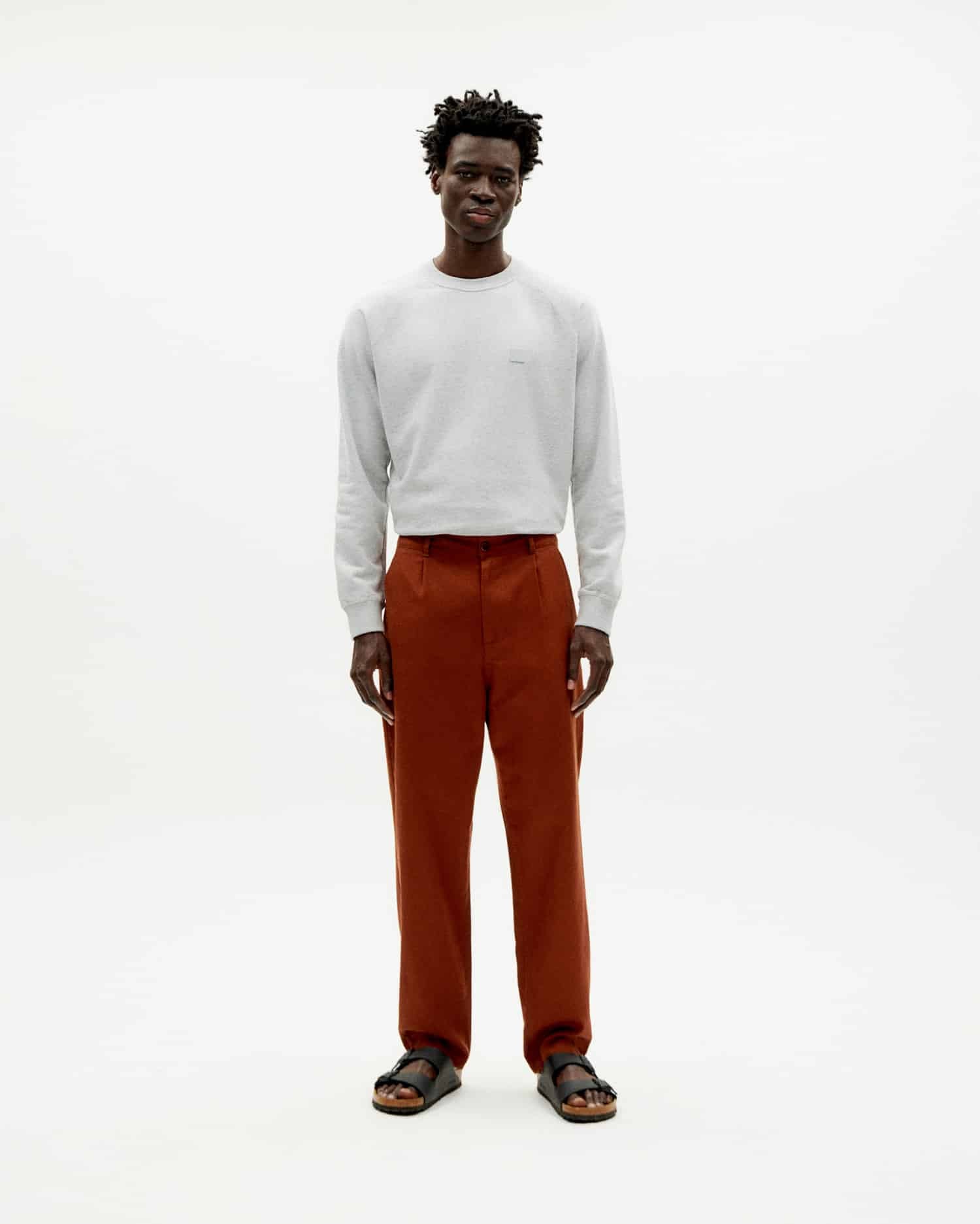 Thinking MU men vegan Pants Moero Toasted Brown