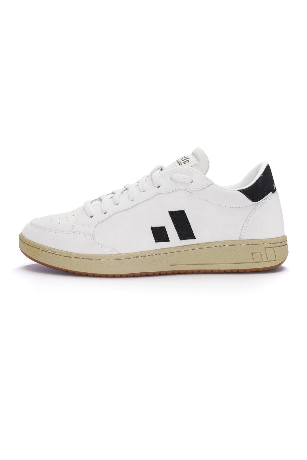 Image of Ethletic mannen vegan Sneakers Low Cut Jesse Chalk White/Jet Black