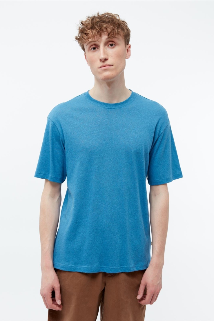 102650 - Herren vegan T-Shirt Lasse Gentle Blue