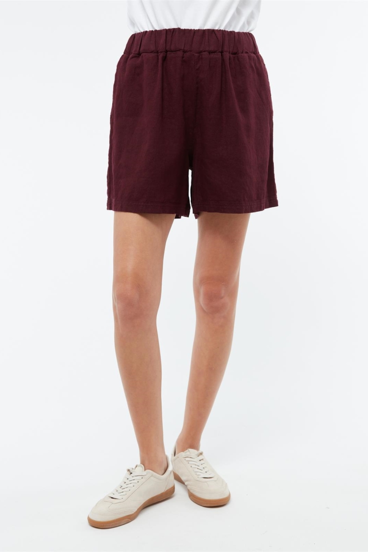Givn Damen vegan Shorts Clementine Burgundy