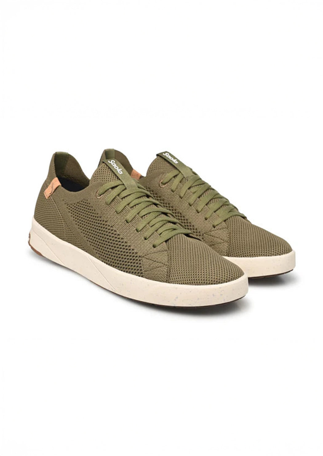 SAOLA men vegan Sneakers Cannon Knit 2.0 Burnt Olive