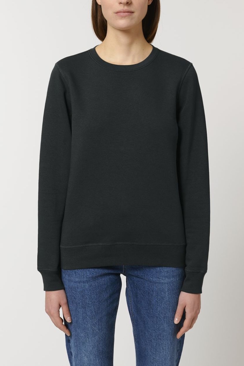 UNIPOLAR Herren vegan Pullover Rolin Schwarz