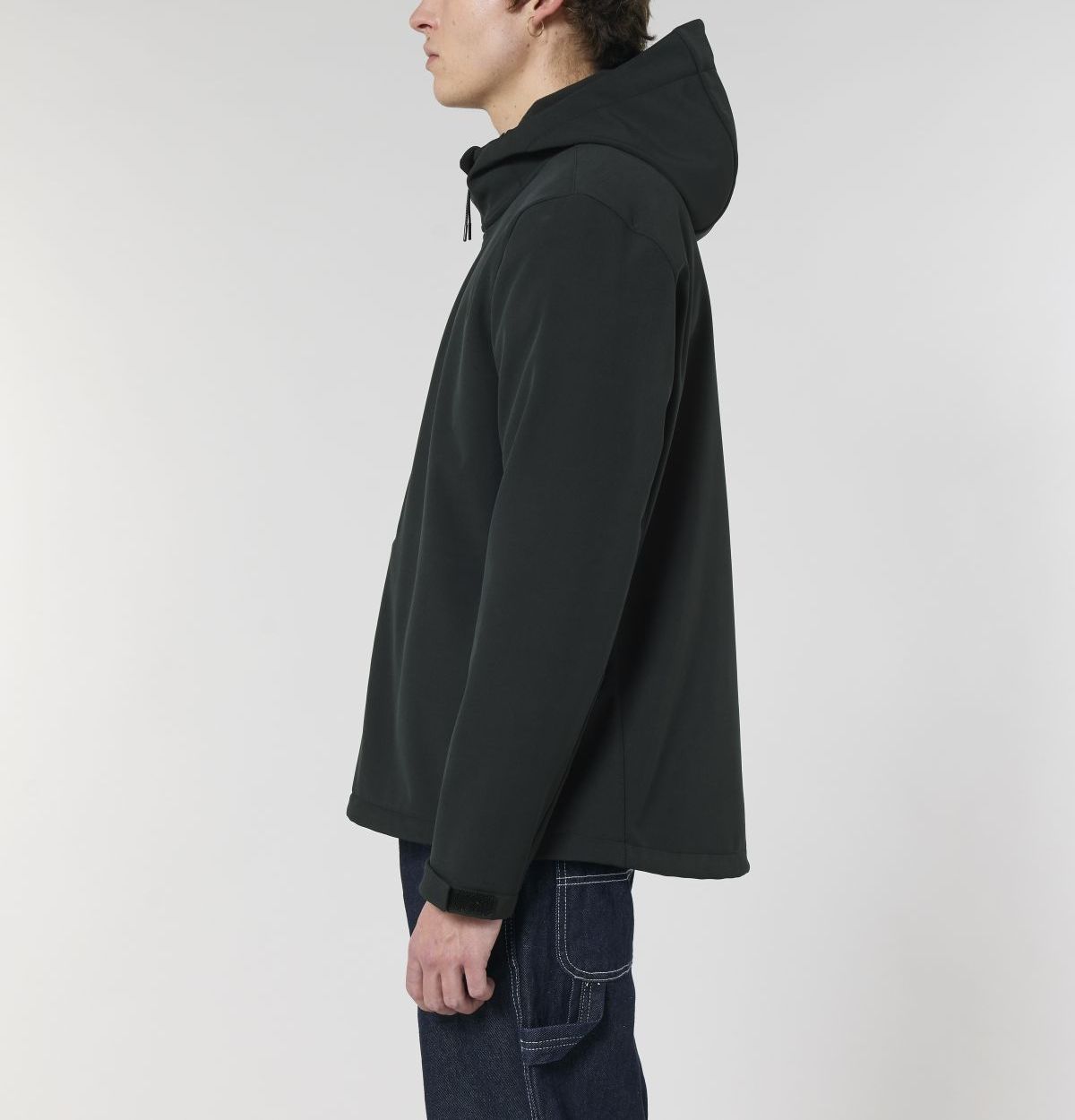 UNIPOLAR men vegan Jacket Softshell Discovers Black