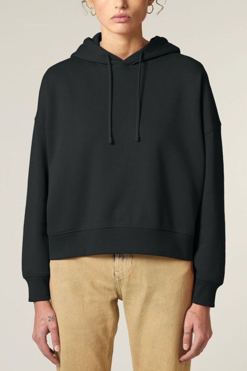 UNIPOLAR Damen vegan Hoodie Norai Schwarz