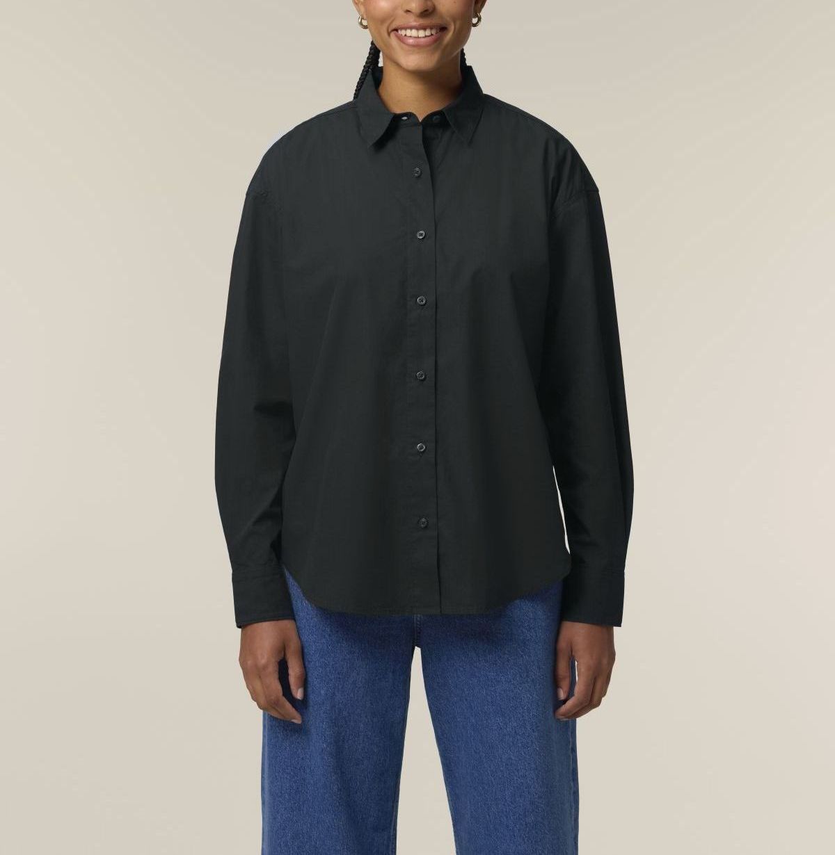 UNIPOLAR Blouse Basic Stijl Zwart