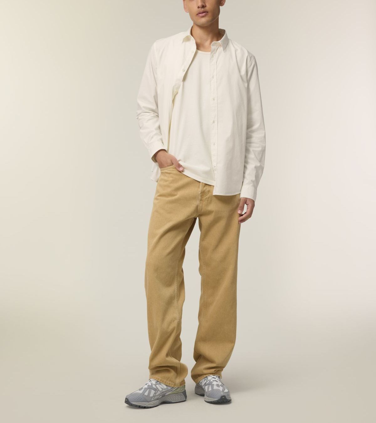 UNIPOLAR Shirt Basic Styling Crème