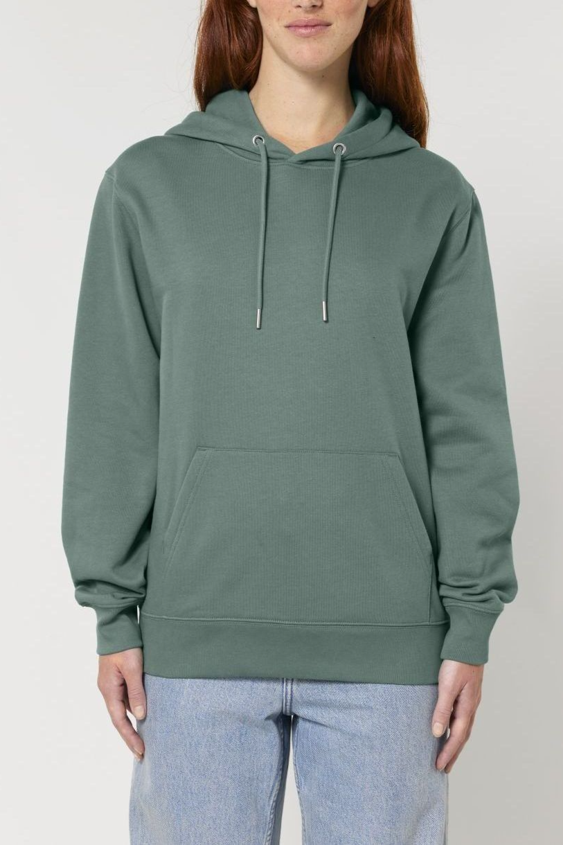 UNIPOLAR Herren vegan Hoodie Basic Crossing Green Bay