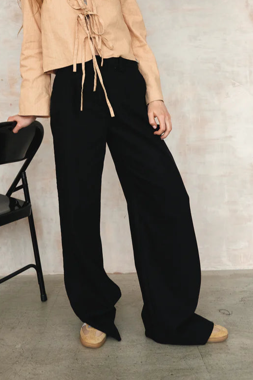 102902 - Damen vegan Hose LÃ¶we Schwarz