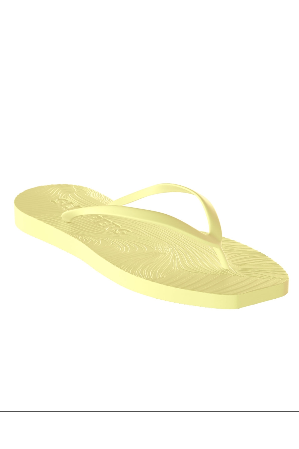 SLEEPERS womens vegan Flip Flops Tapered Mellow Yellow