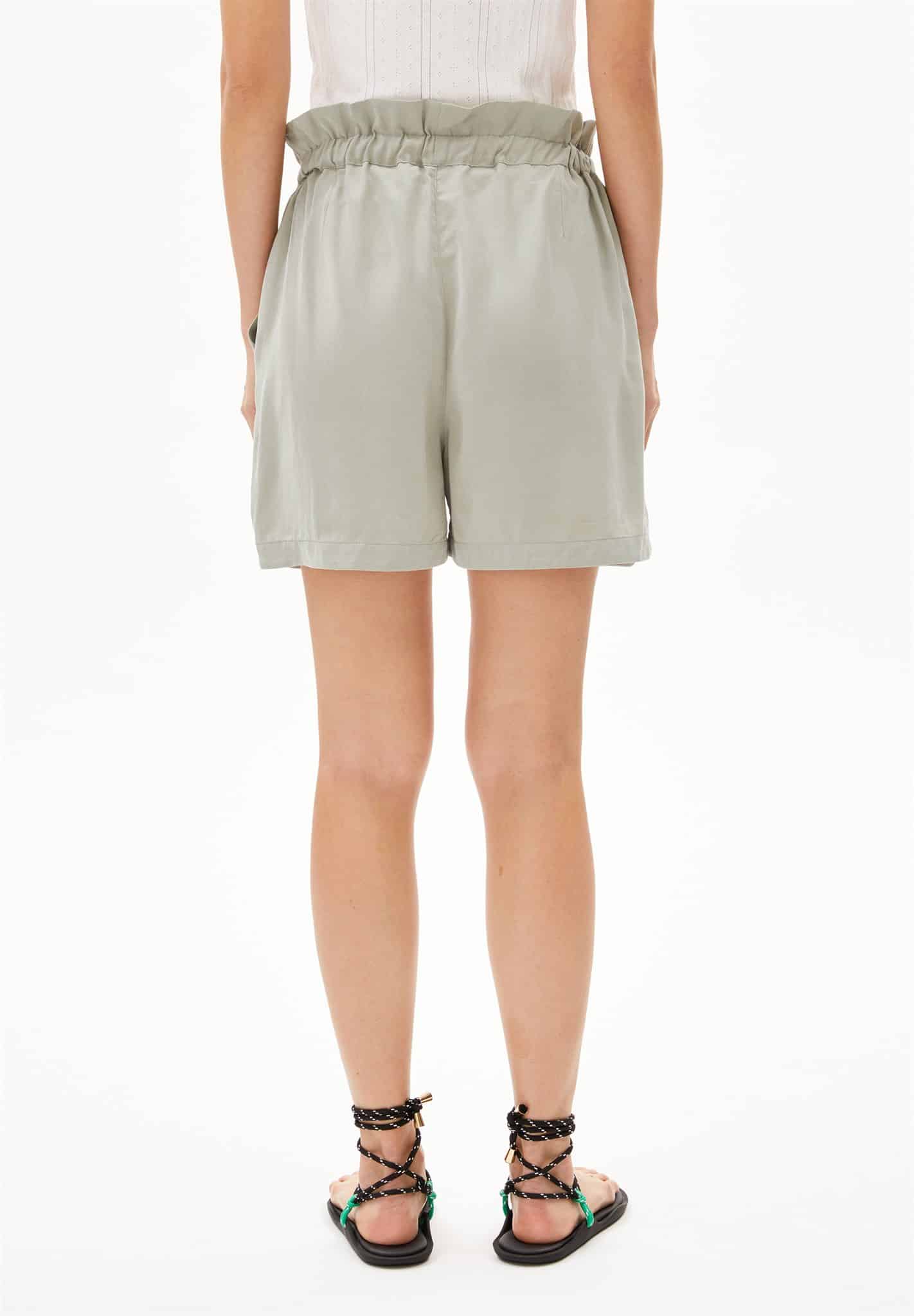 102964 - Damen vegan Shorts Vaanna Lino Grün 102964 - Damen vegan Shorts Vaanna Lino Grün