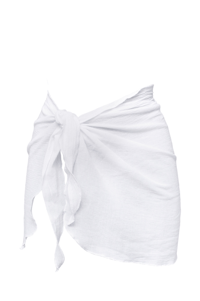 Image of Anekdot dames vegan Rok Strand Pareo Olbia Wit