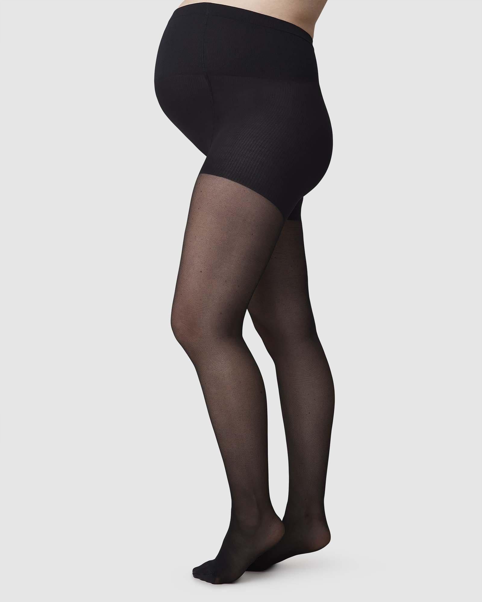 Swedish Stockings womens vegan Bundle Maternity Leggings/Tights Black