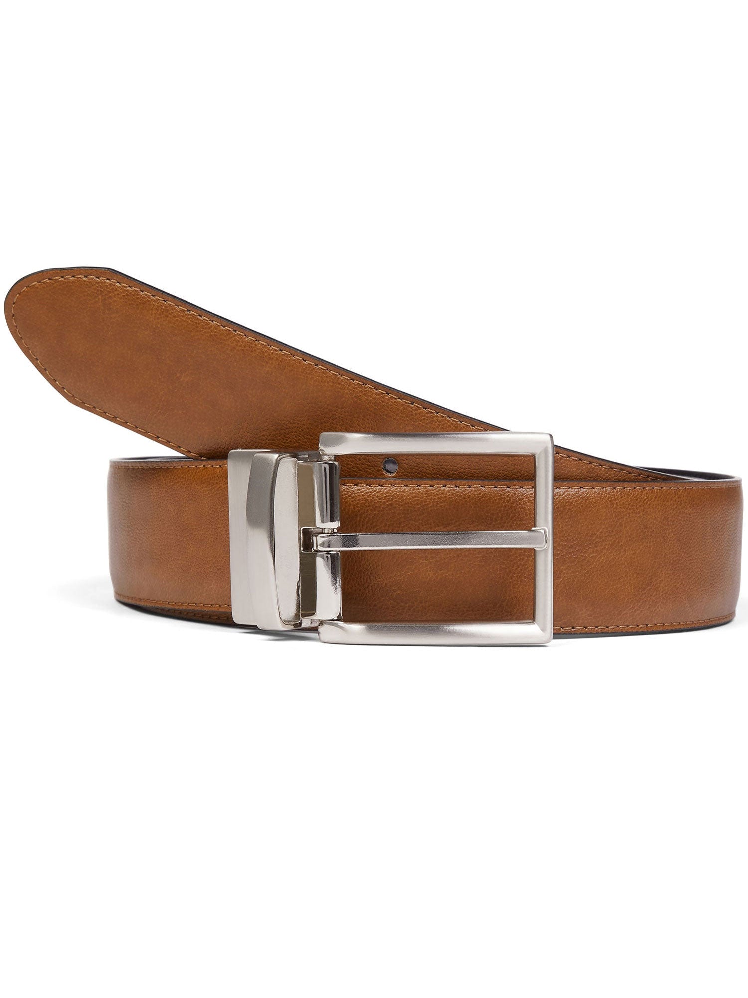 Will's Vegan Store men vegan Belt Reversible Black/Chestnut
