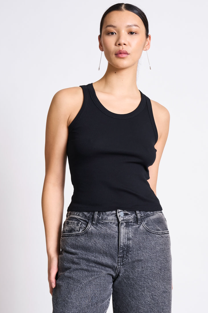 Image of JAN 'N JUNE dames vegan Tanktop Amager Zwart