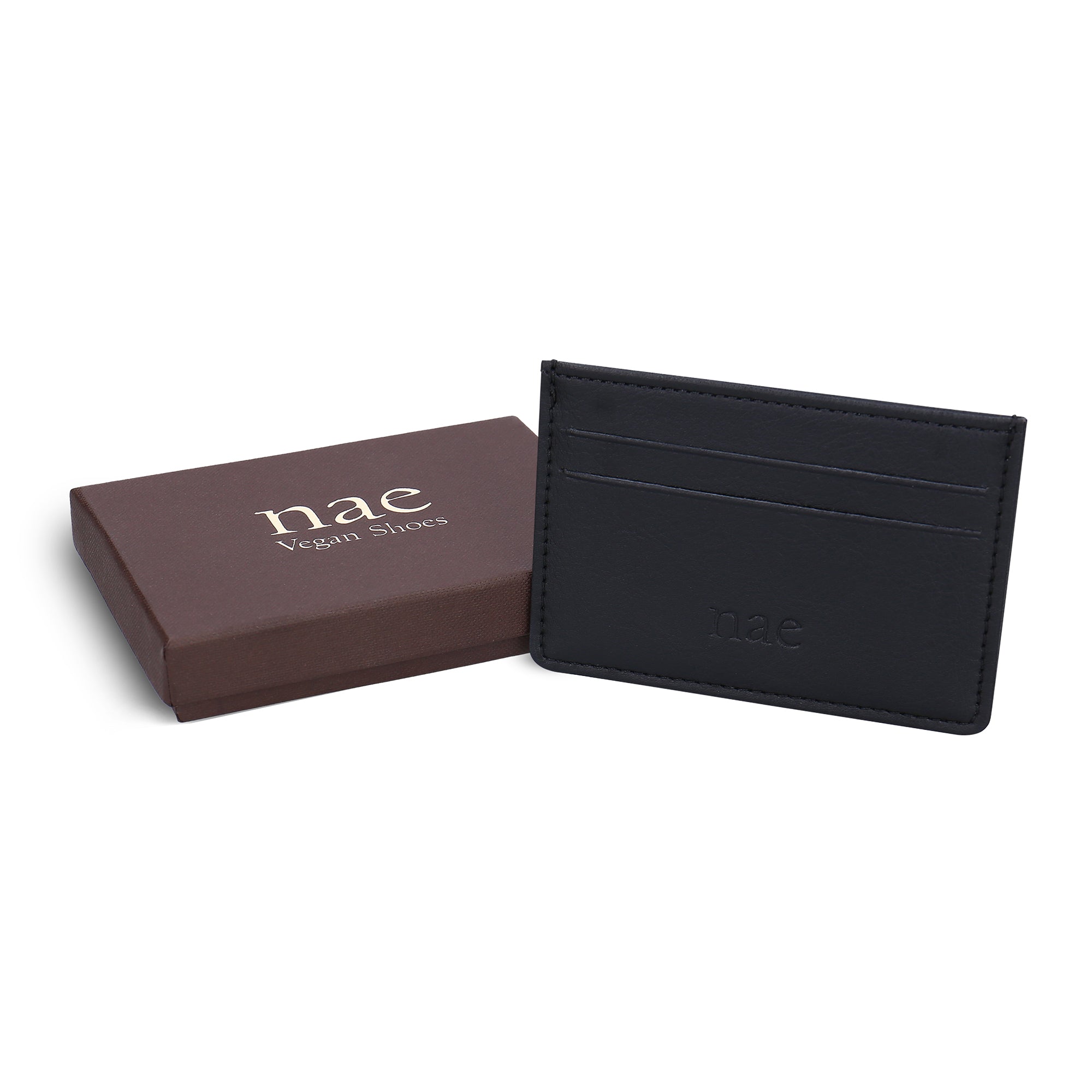 NAE men vegan Card Holder Breda Black