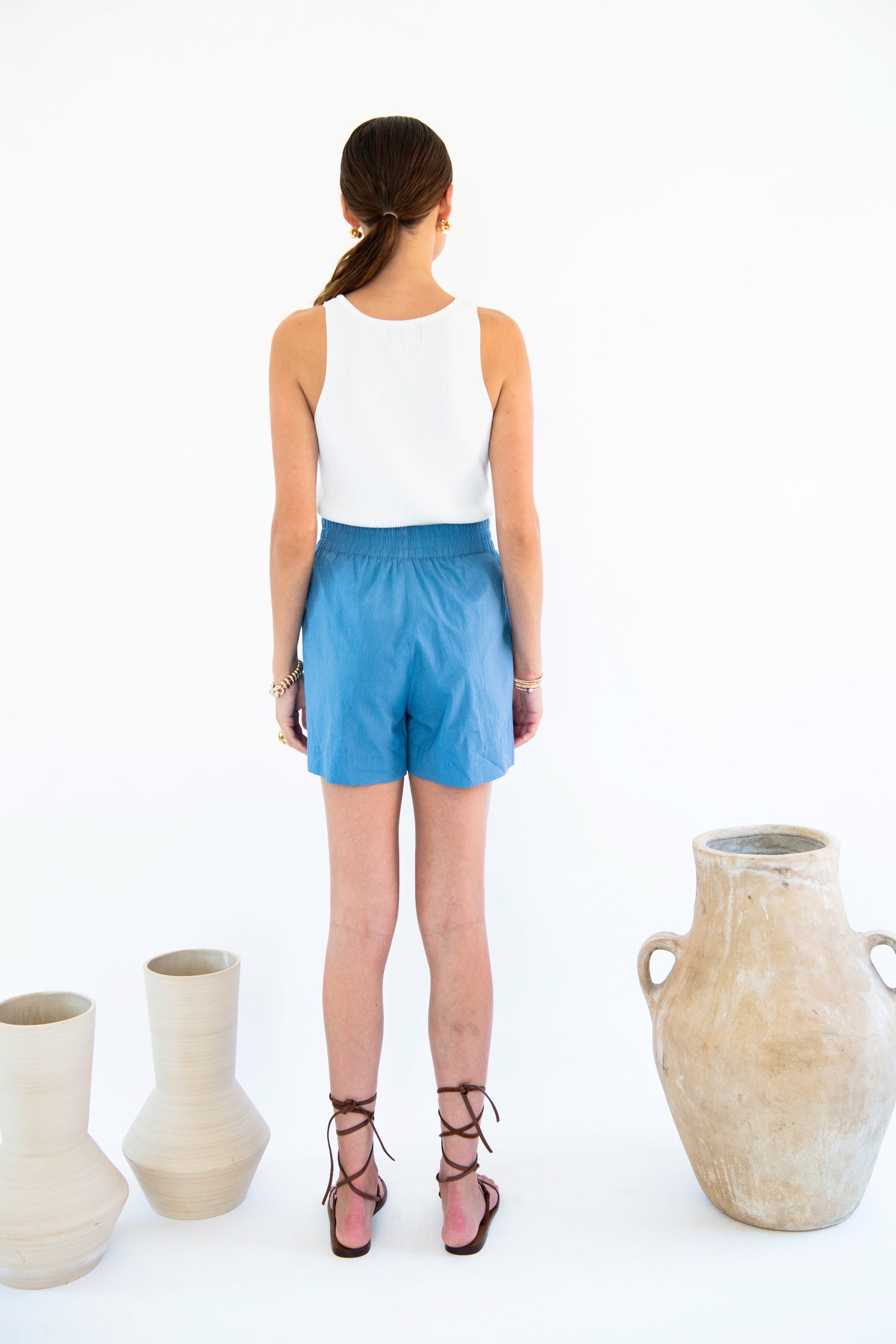 Neu Nomads womens vegan Shorts Boca Ocean Blue