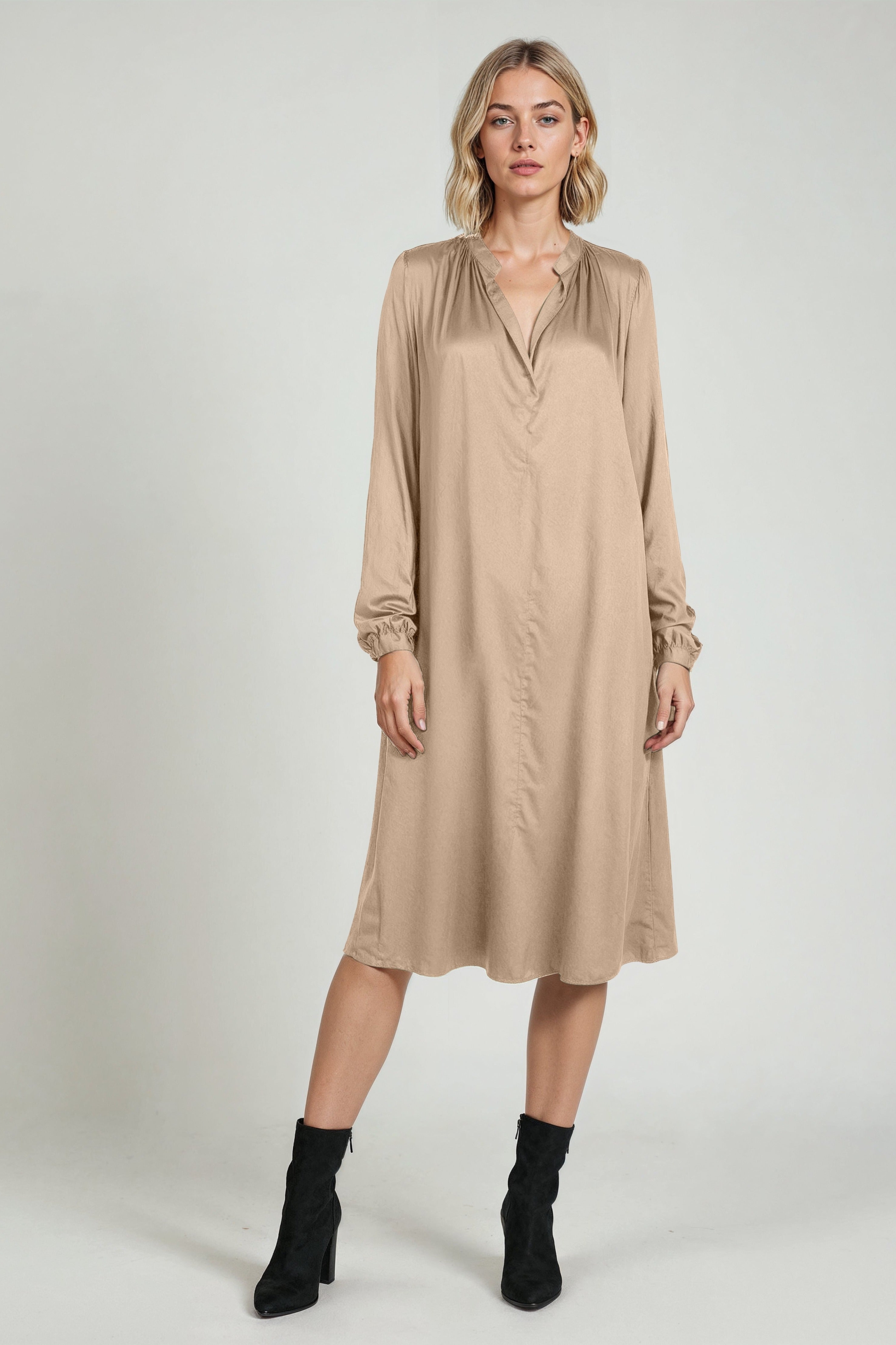 Neu Nomads Damen vegan Kleid Juno Goldie