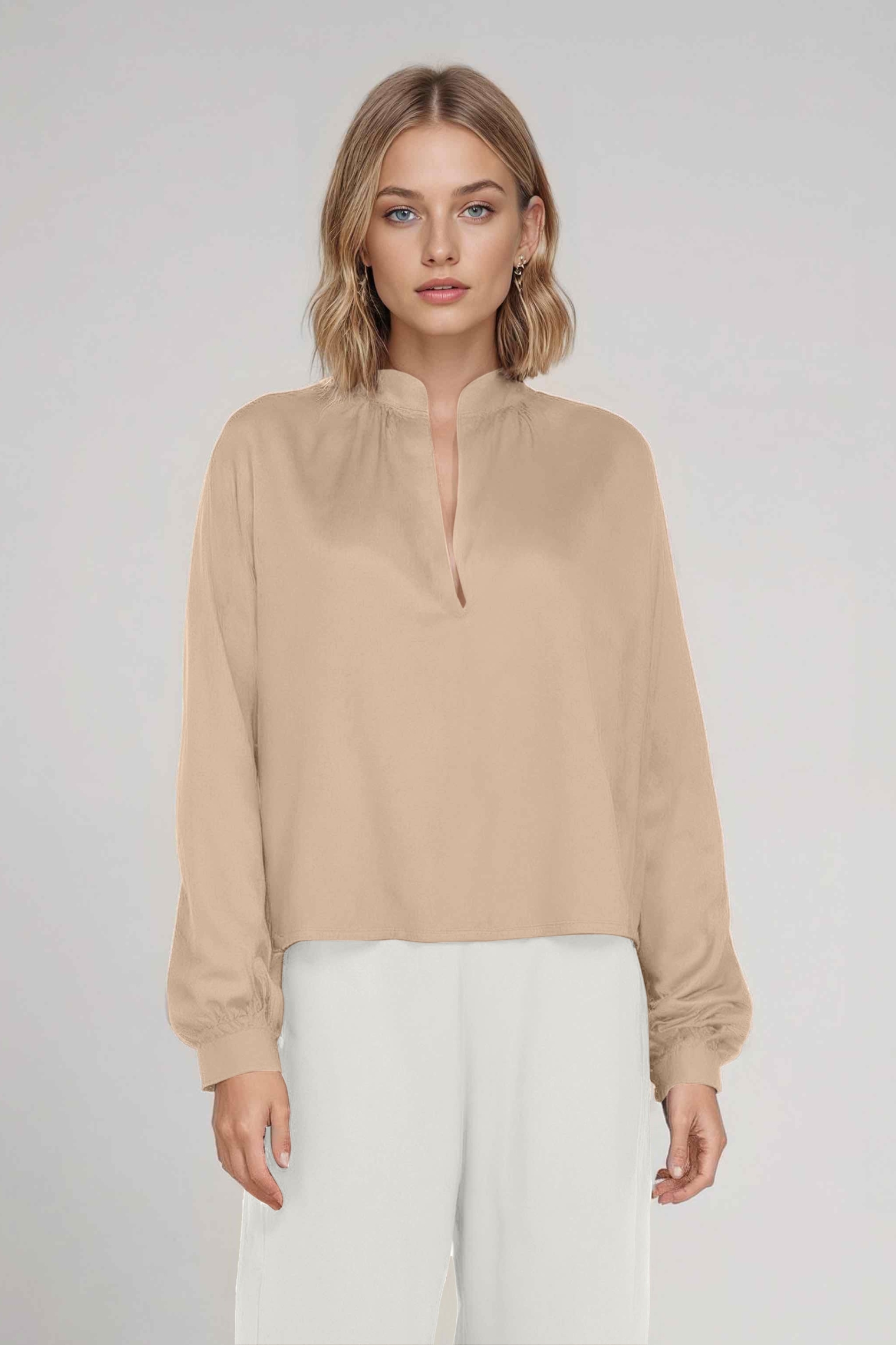Neu Nomads Damen vegan Bluse Juno Goldie